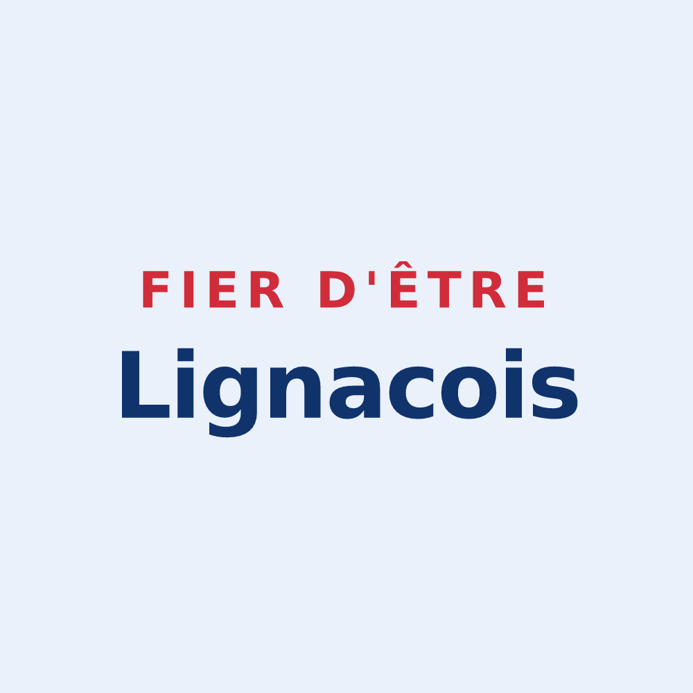 Sticker « Fier d'être Lignacois » — design pour Lignac