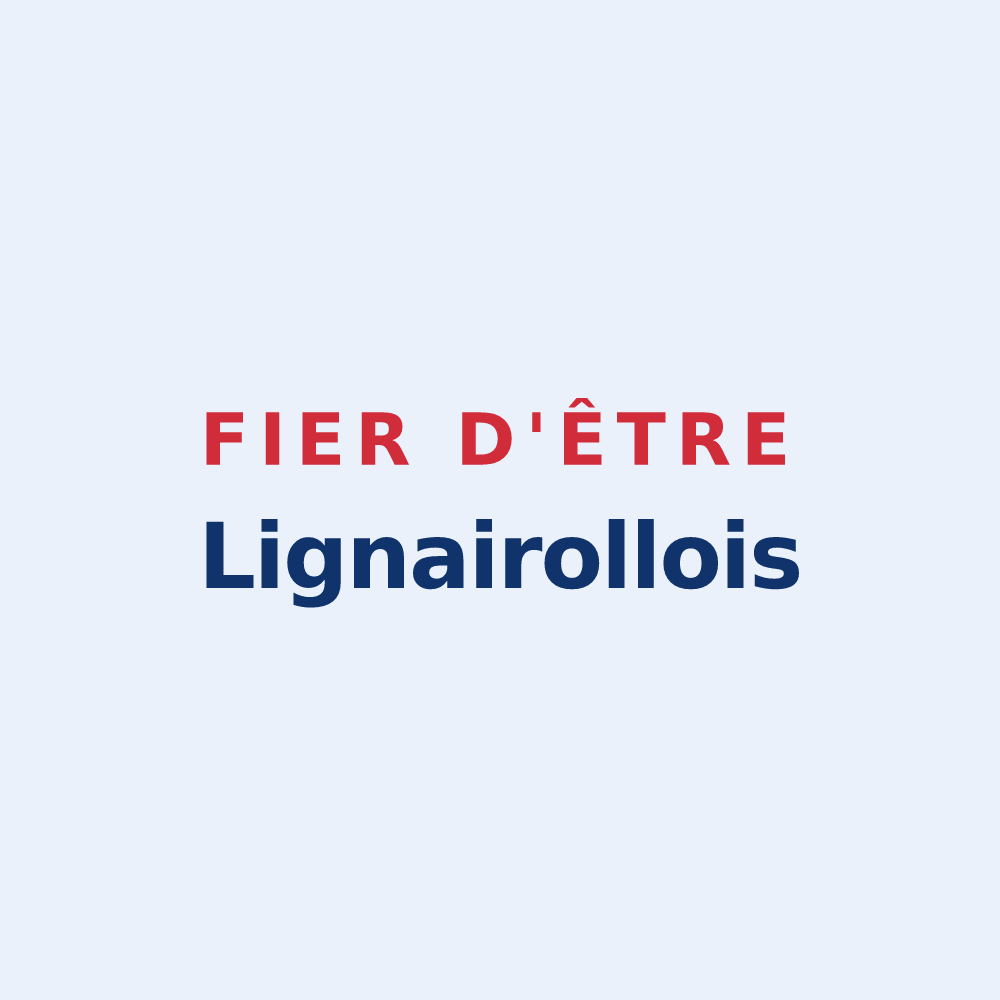 Sticker « Fier d'être Lignairollois » — design pour Lignairolles