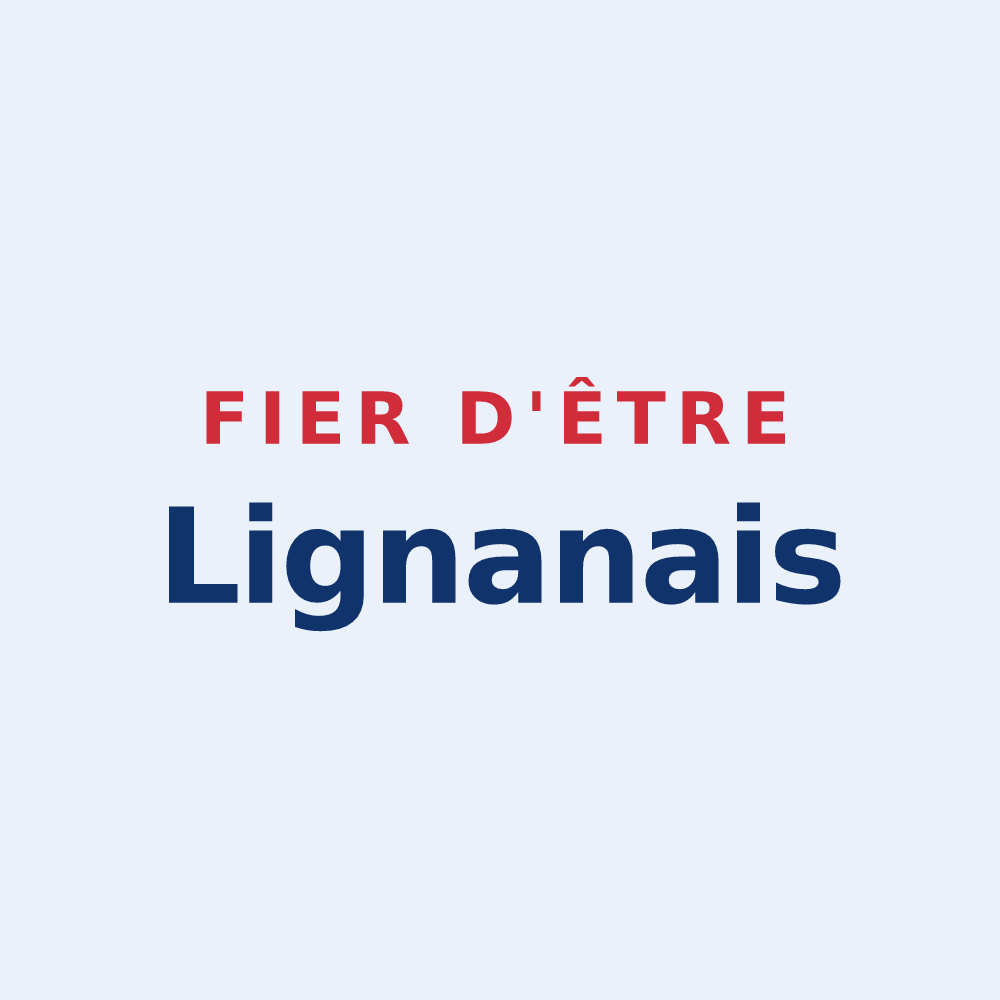 Sticker « Fier d'être Lignanais » — design pour Lignan-sur-Orb