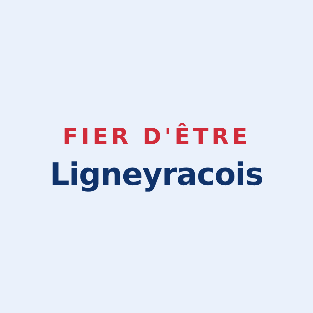 Sticker « Fier d'être Ligneyracois » — design pour Ligneyrac
