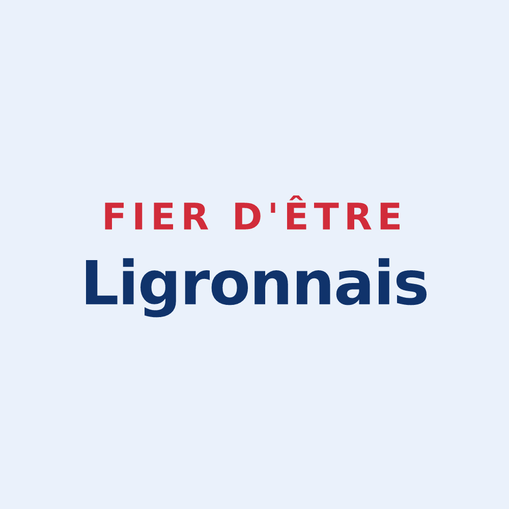 Sticker « Fier d'être Ligronnais » — design pour Ligron