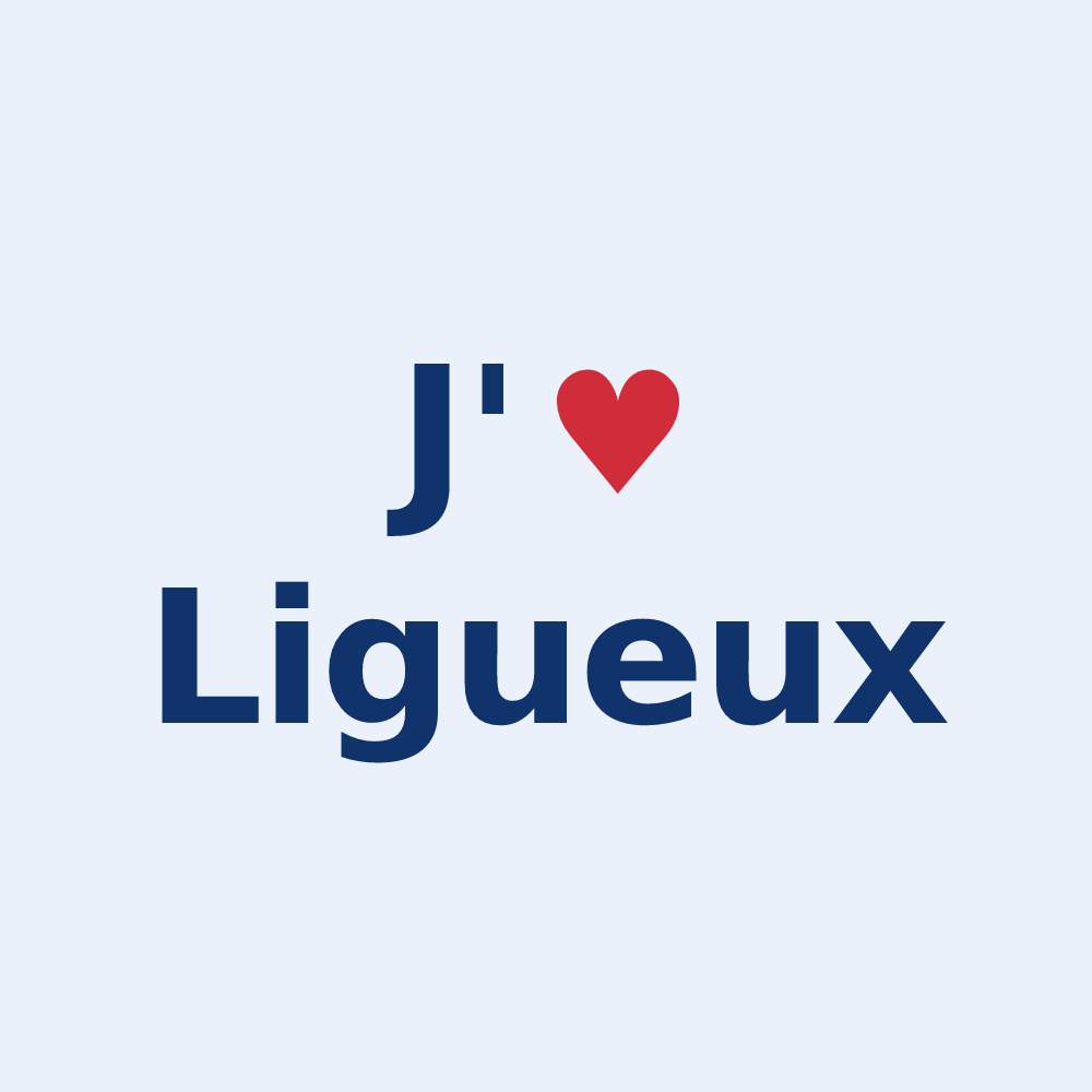 Sticker personnalisé Ligueux — design J'aime Ligueux