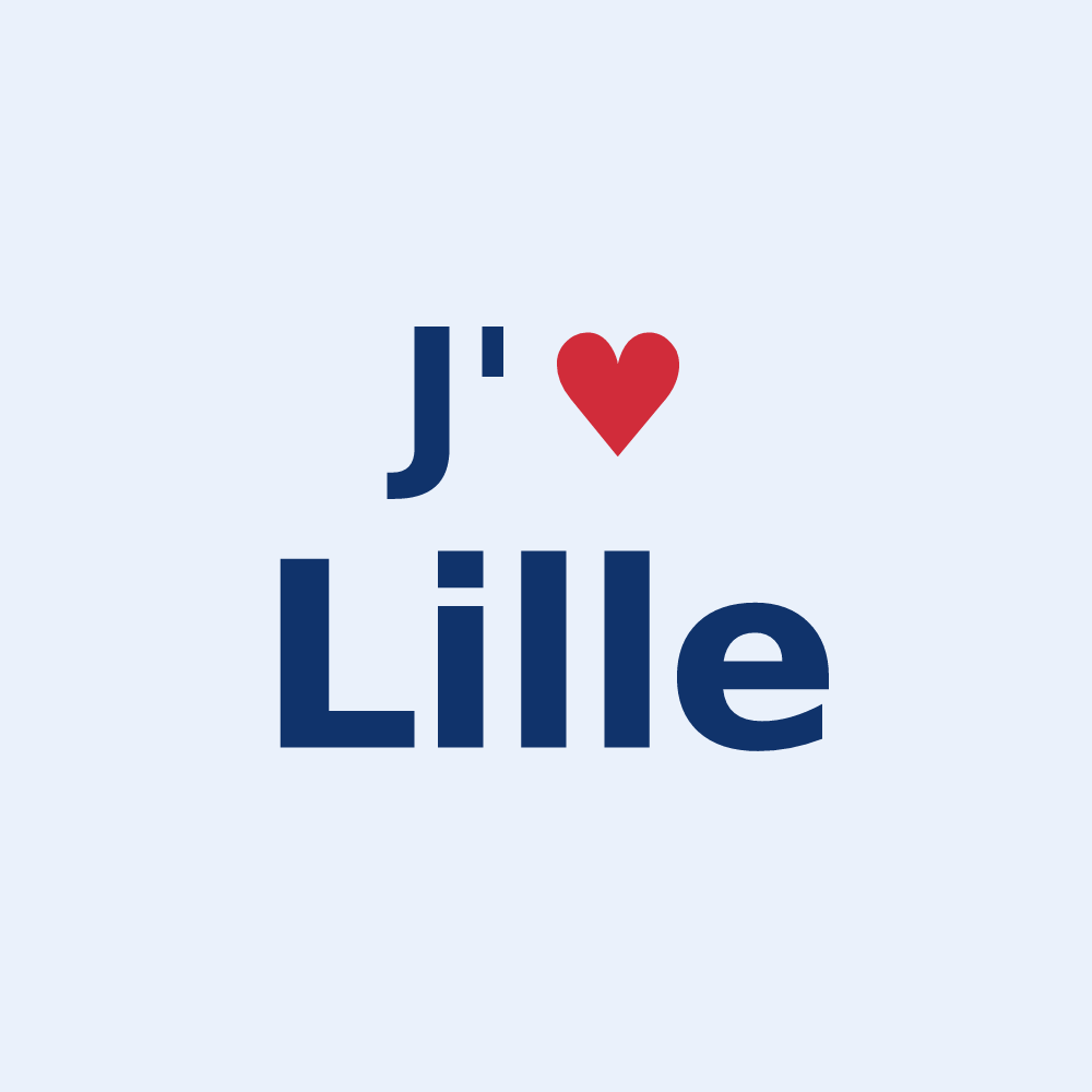Sticker personnalisé Lille — design J'aime Lille