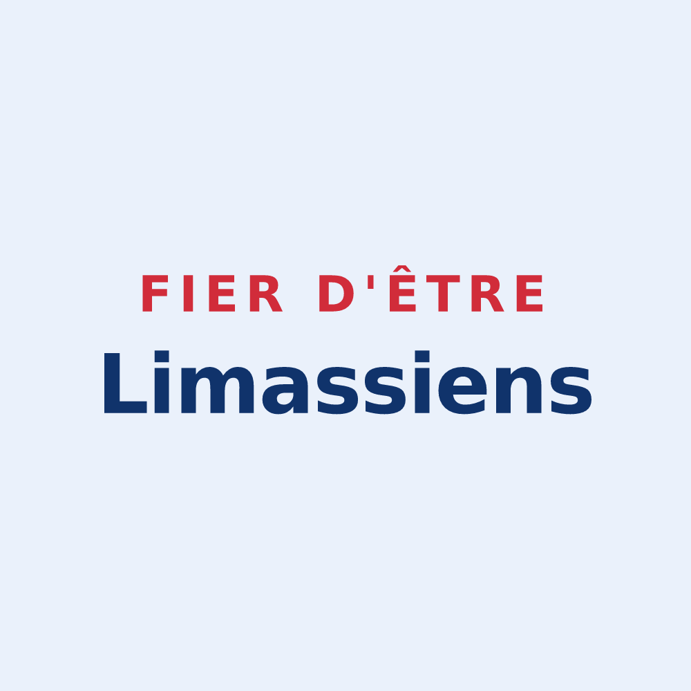 Sticker « Fier d'être Limassiens » — design pour Limas