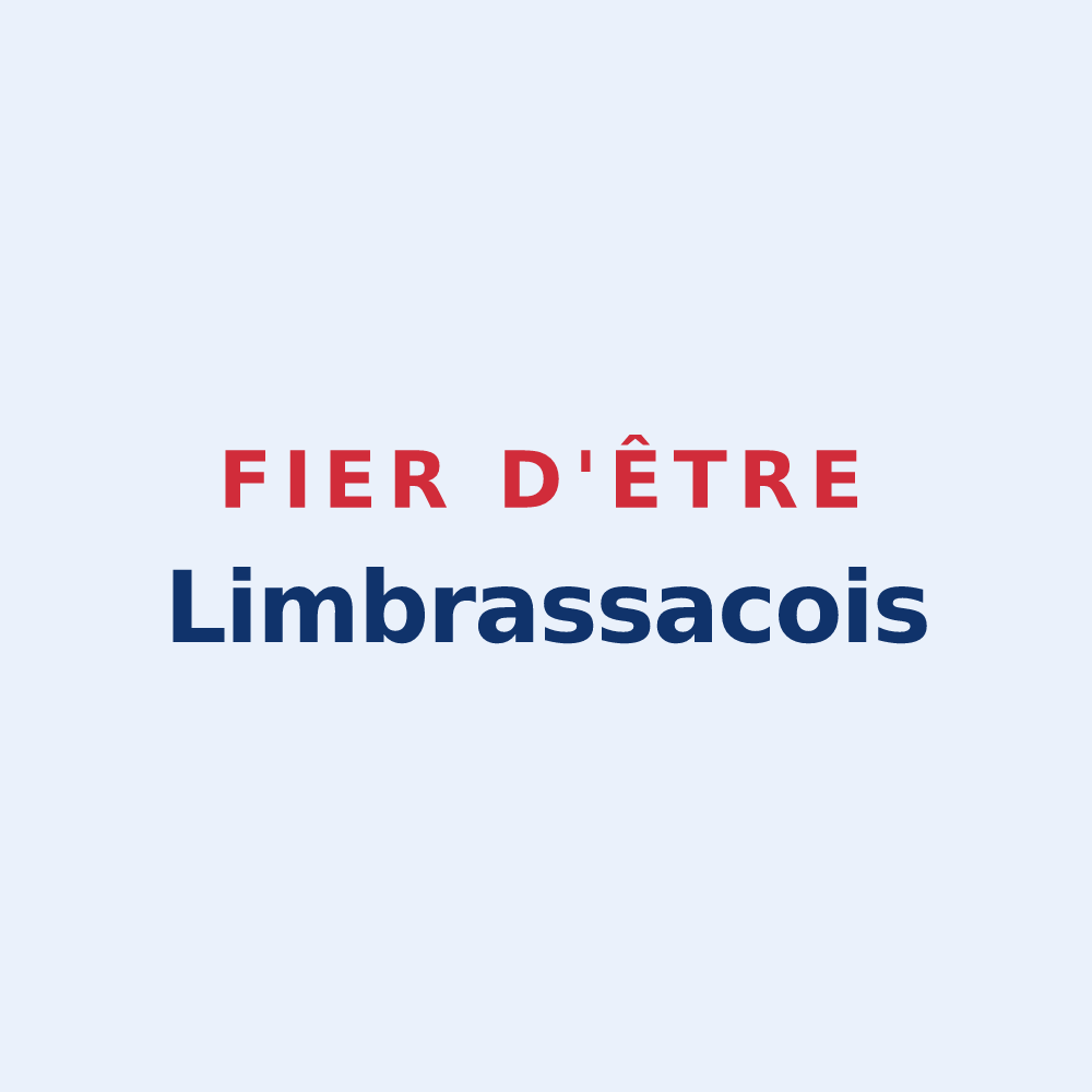 Sticker « Fier d'être Limbrassacois » — design pour Limbrassac