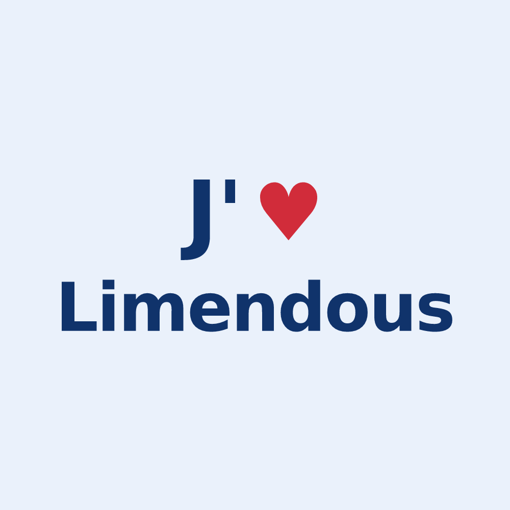 Sticker personnalisé Limendous — design J'aime Limendous