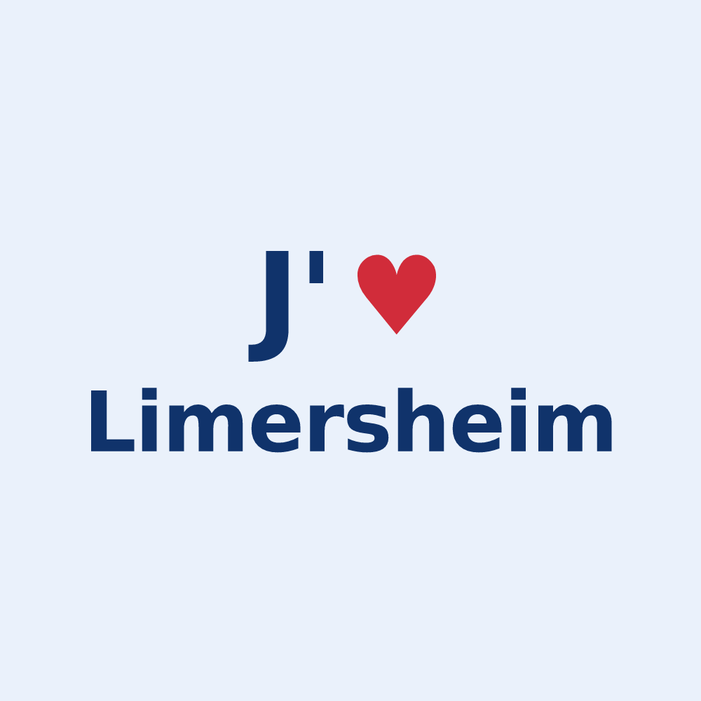 Sticker personnalisé Limersheim — design J'aime Limersheim