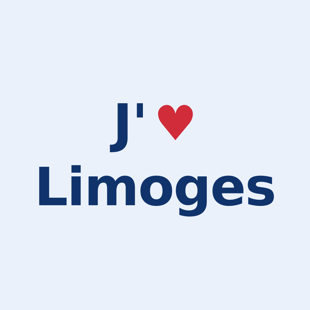 Sticker personnalisé Limoges — design J'aime Limoges