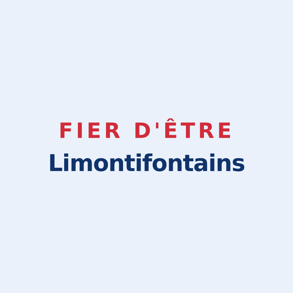 Sticker « Fier d'être Limontifontains » — design pour Limont-Fontaine