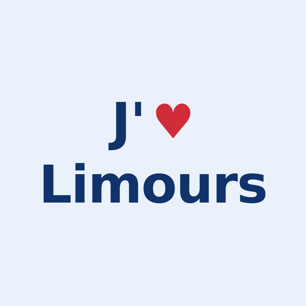 Sticker personnalisé Limours — design J'aime Limours