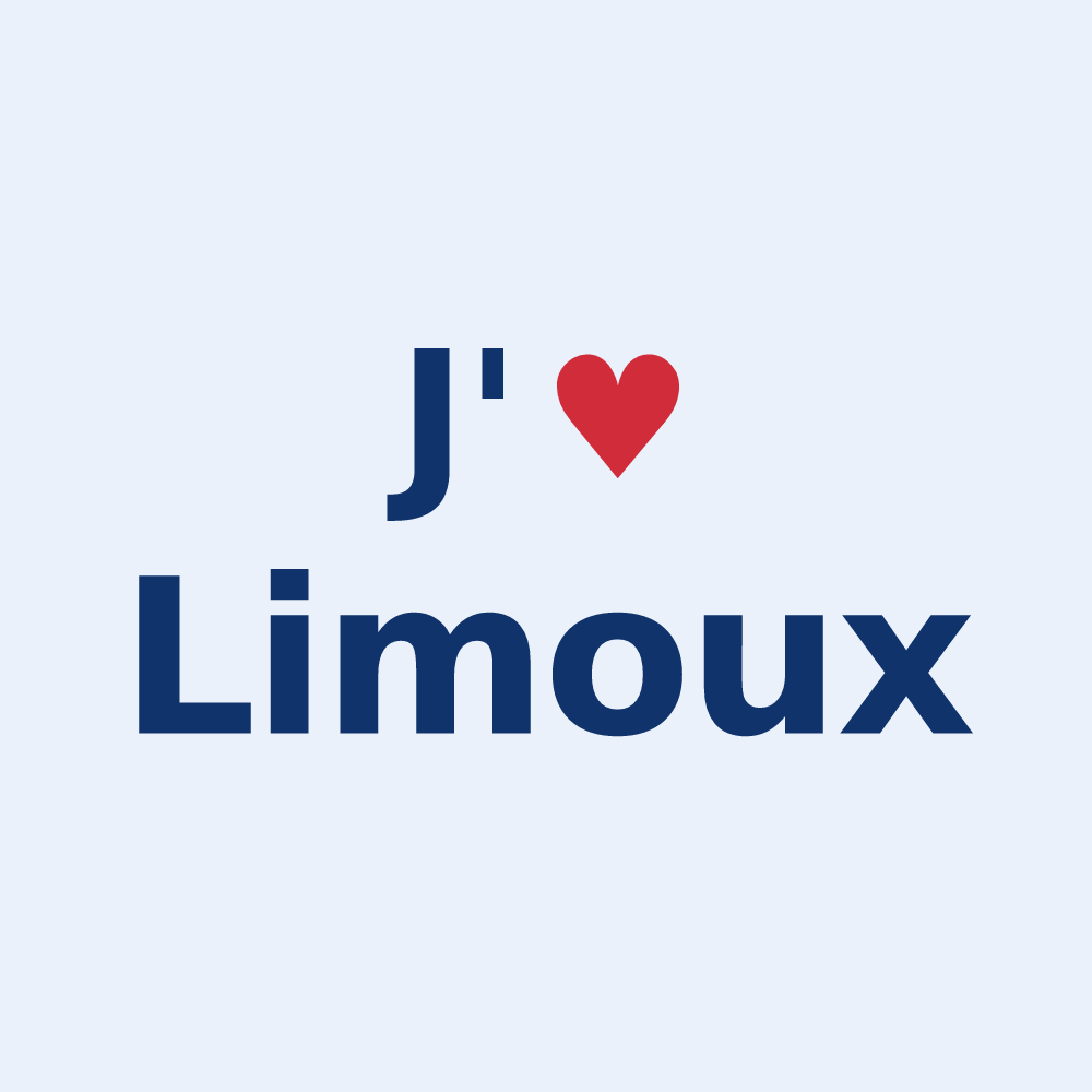 Sticker personnalisé Limoux — design J'aime Limoux