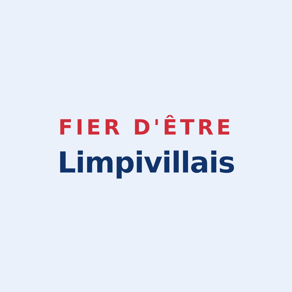 Sticker « Fier d'être Limpivillais » — design pour Limpiville