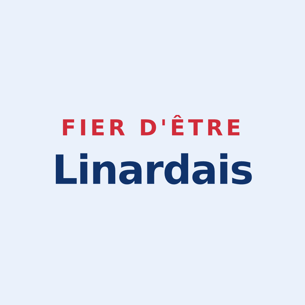 Sticker « Fier d'être Linardais » — design pour Linards