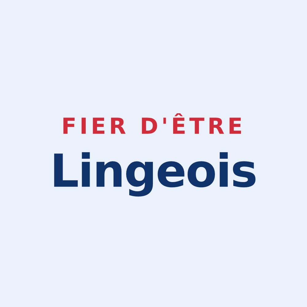 Sticker « Fier d'être Lingeois » — design pour Lingé