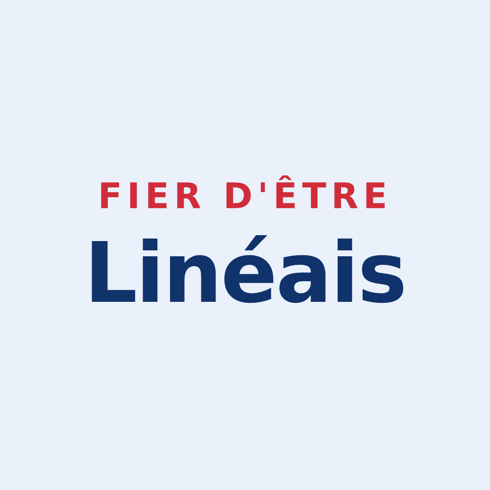 Sticker « Fier d'être Linéais » — design pour Liniez