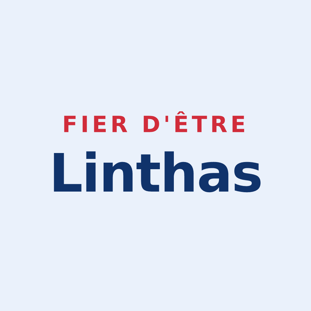 Sticker « Fier d'être Linthas » — design pour Linthes
