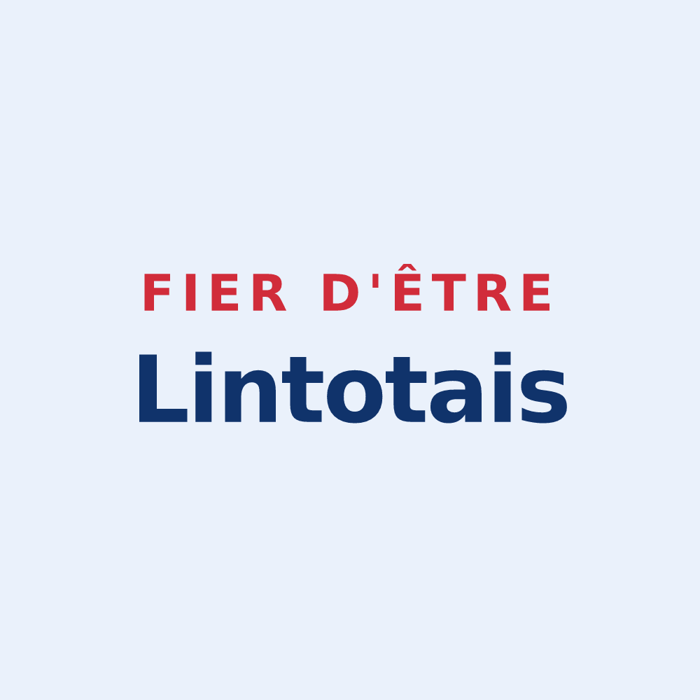Sticker « Fier d'être Lintotais » — design pour Lintot