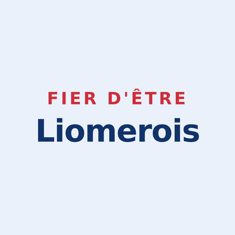 Sticker « Fier d'être Liomerois » — design pour Liomer