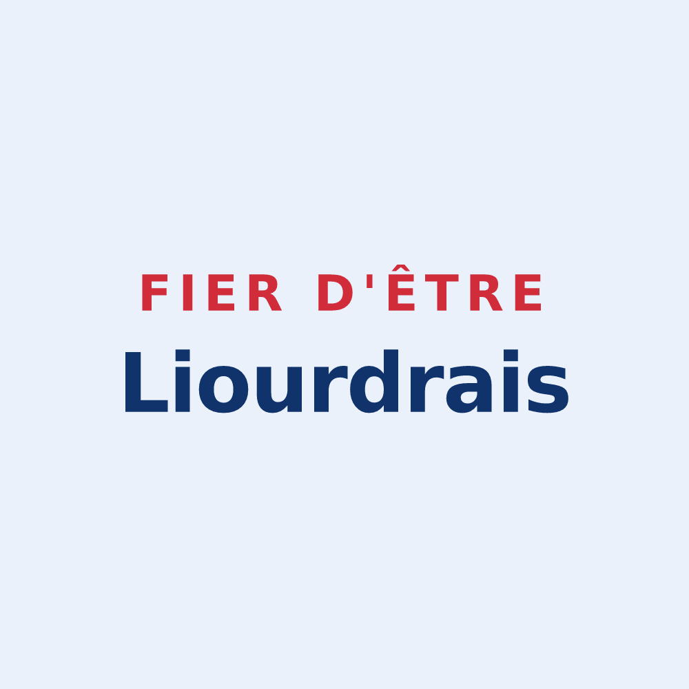 Sticker « Fier d'être Liourdrais » — design pour Liourdres