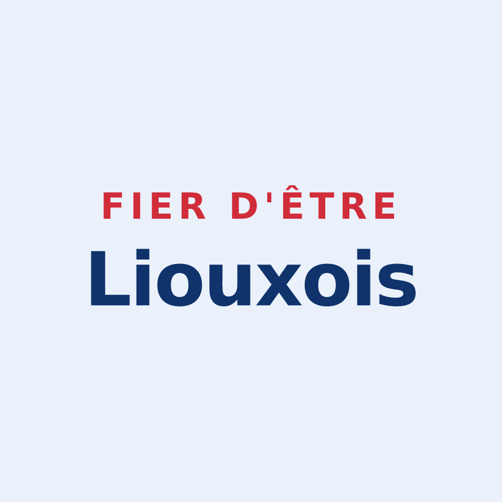 Sticker « Fier d'être Liouxois » — design pour Lioux