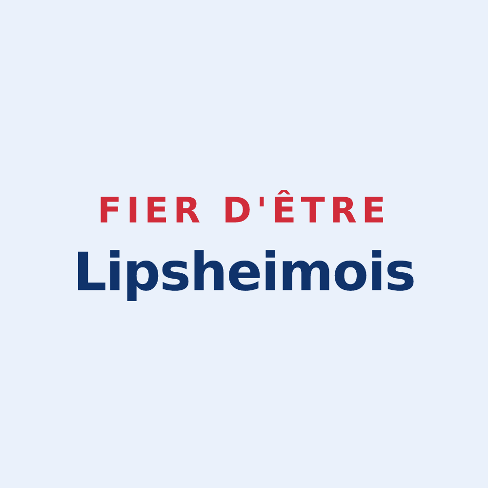 Sticker « Fier d'être Lipsheimois » — design pour Lipsheim