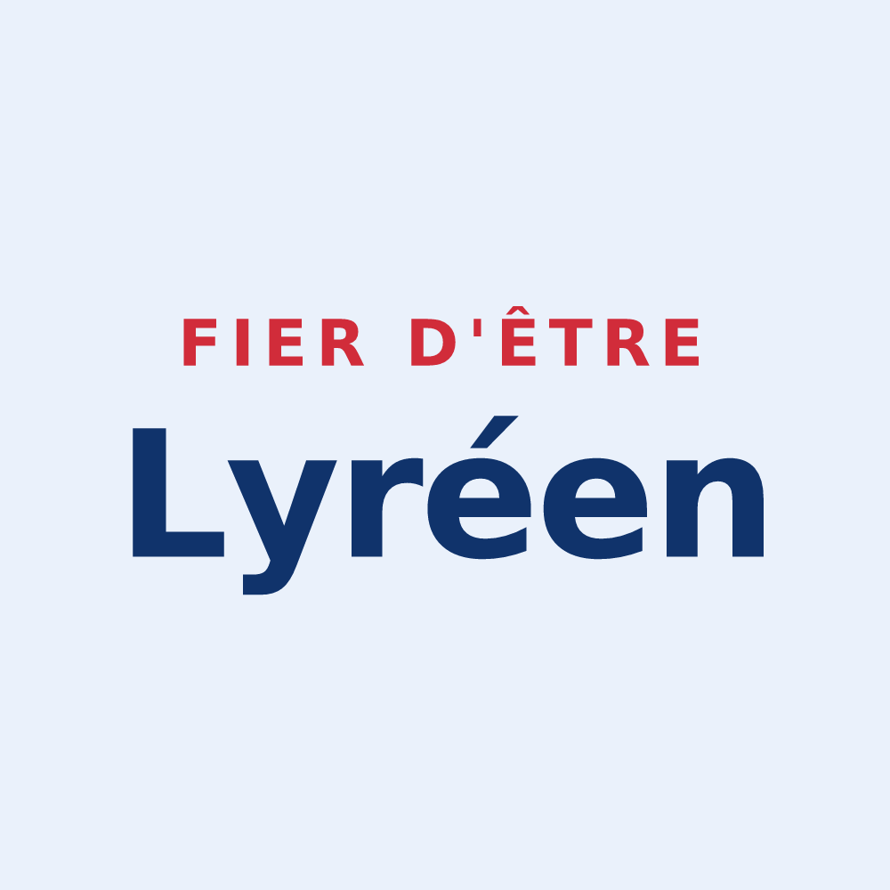 Sticker « Fier d'être Lyréen » — design pour Lirey
