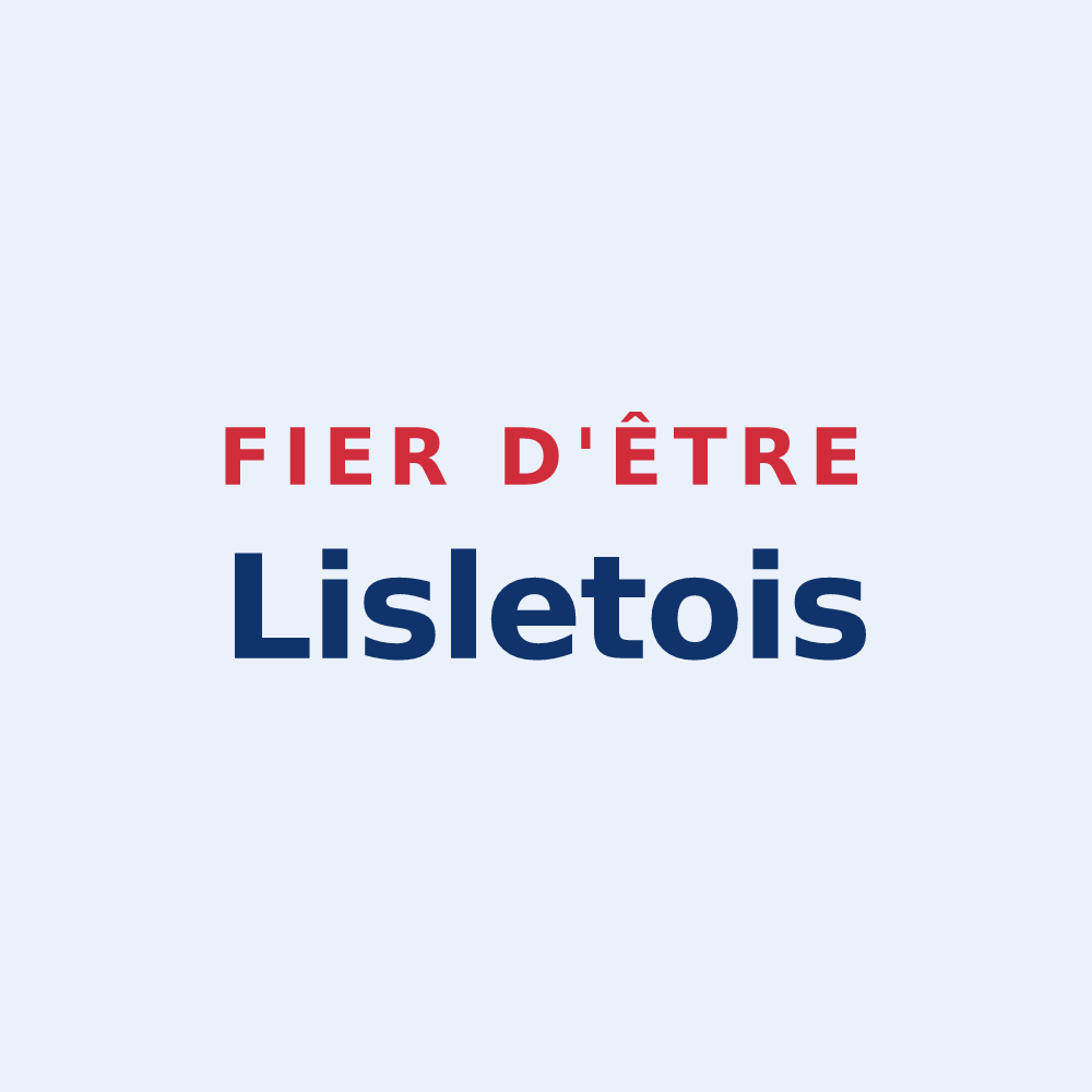 Sticker « Fier d'être Lisletois » — design pour Lislet