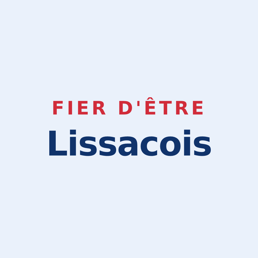 Sticker « Fier d'être Lissacois » — design pour Lissac