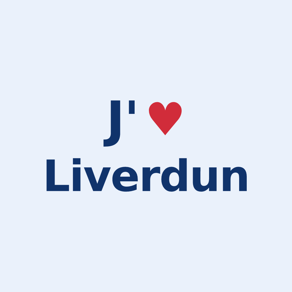 Sticker personnalisé Liverdun — design J'aime Liverdun