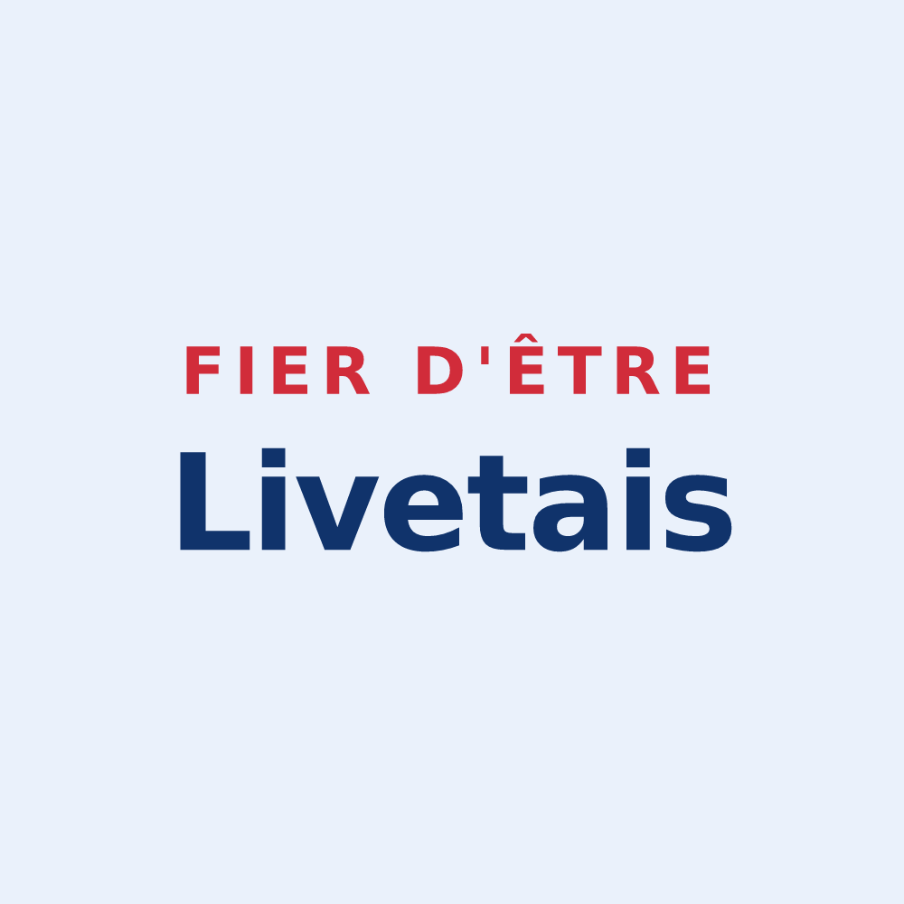 Sticker « Fier d'être Livetais » — design pour Livet-sur-Authou