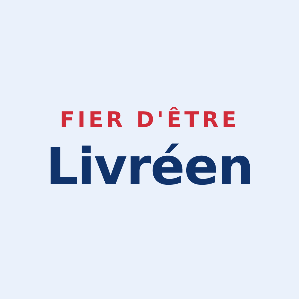 Sticker « Fier d'être Livréen » — design pour Livré-sur-Changeon