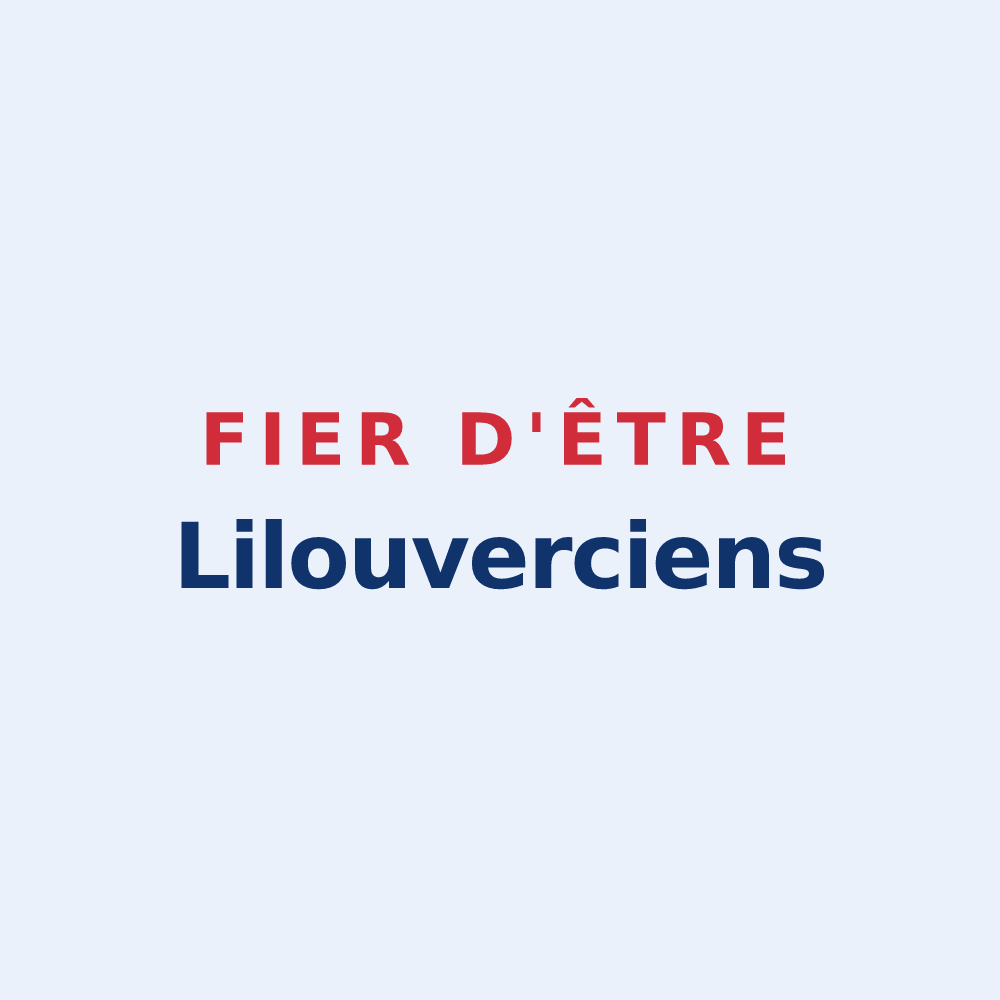 Sticker « Fier d'être Lilouverciens » — design pour Livry-Louvercy