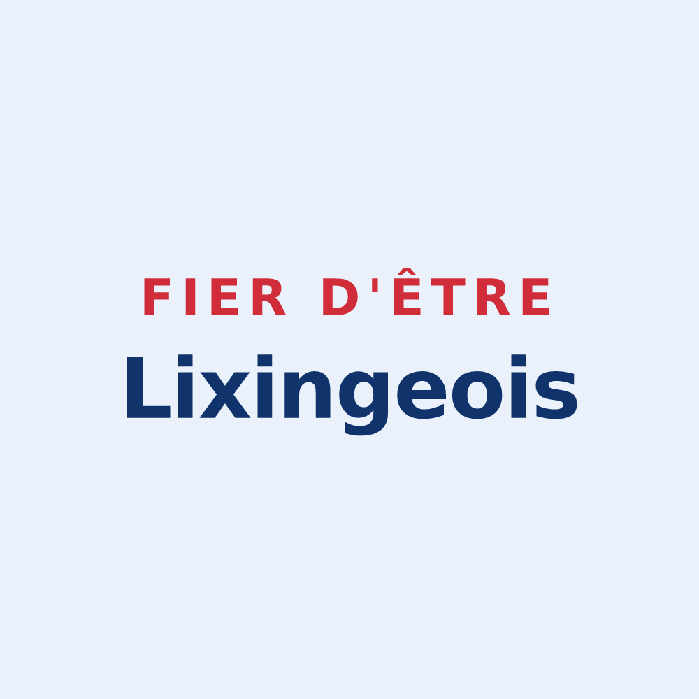 Sticker « Fier d'être Lixingeois » — design pour Lixing-lès-Saint-Avold