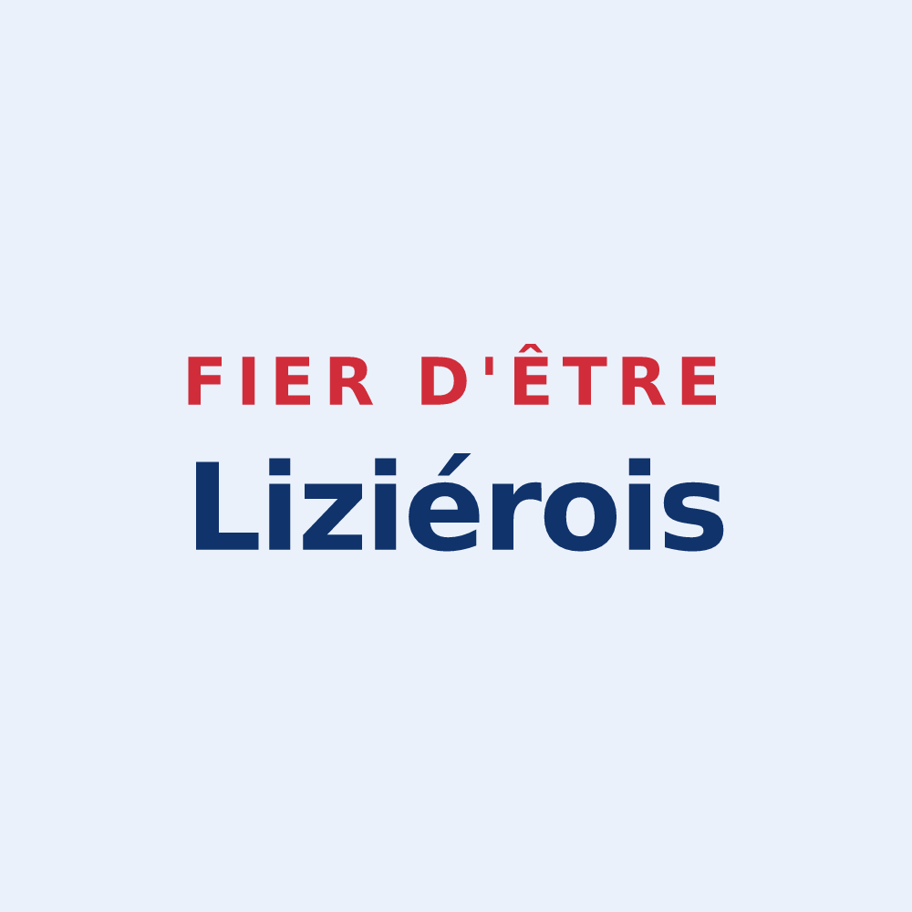 Sticker « Fier d'être Liziérois » — design pour Lizières