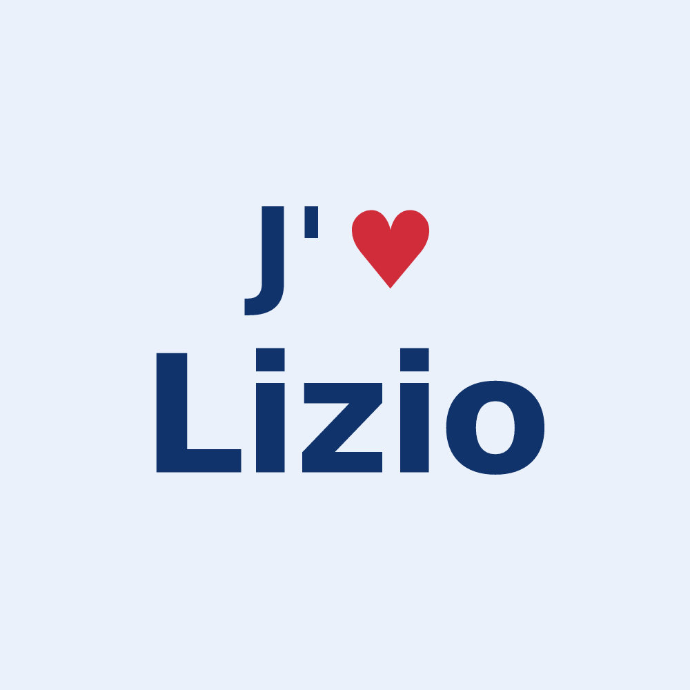 Sticker personnalisé Lizio — design J'aime Lizio