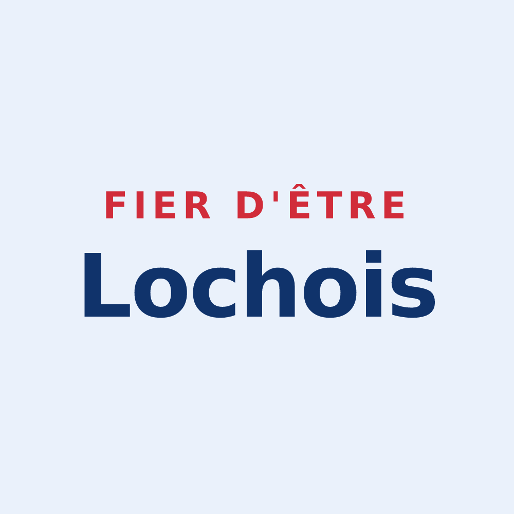 Sticker « Fier d'être Lochois » — design pour Loches