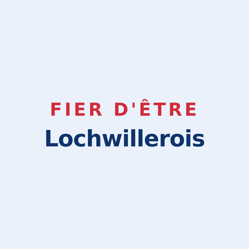 Sticker « Fier d'être Lochwillerois » — design pour Lochwiller