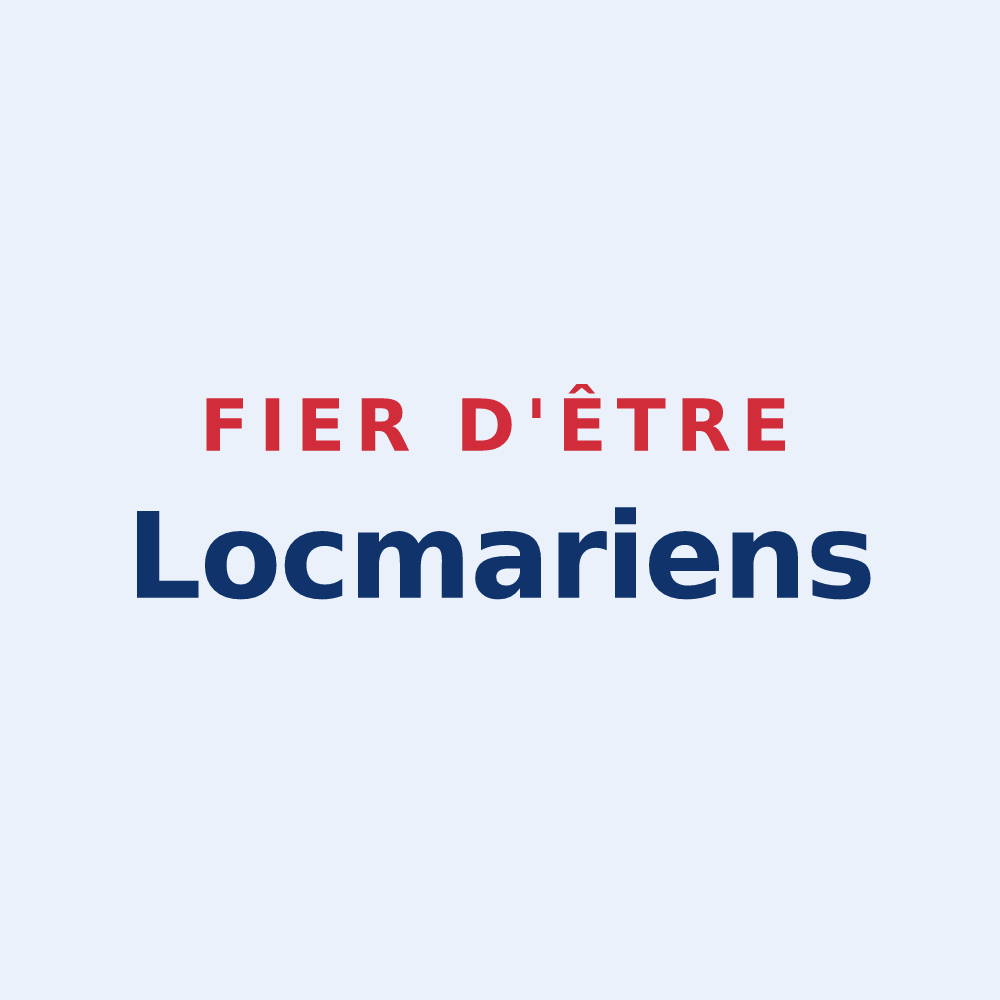 Sticker « Fier d'être Locmariens » — design pour Locmaria-Grand-Champ