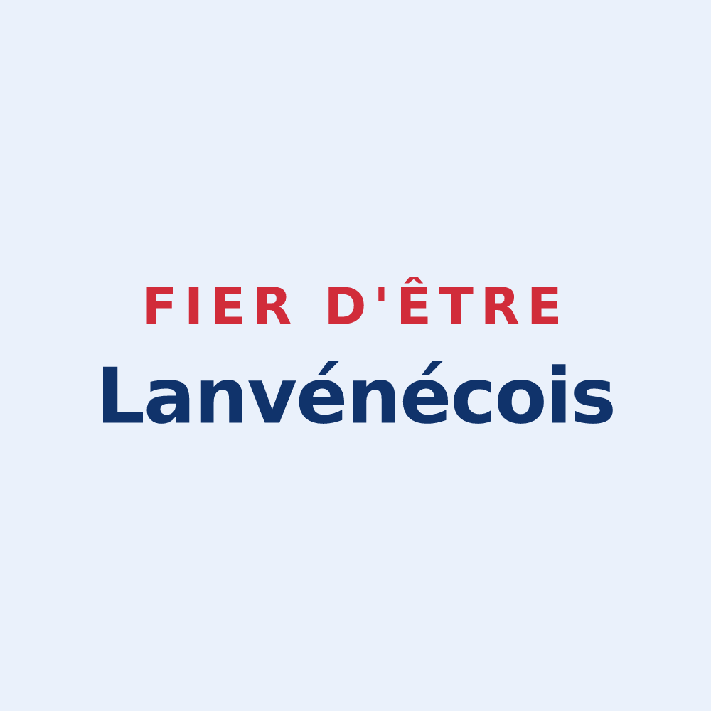 Sticker « Fier d'être Lanvénécois » — design pour Locmaria-Plouzané