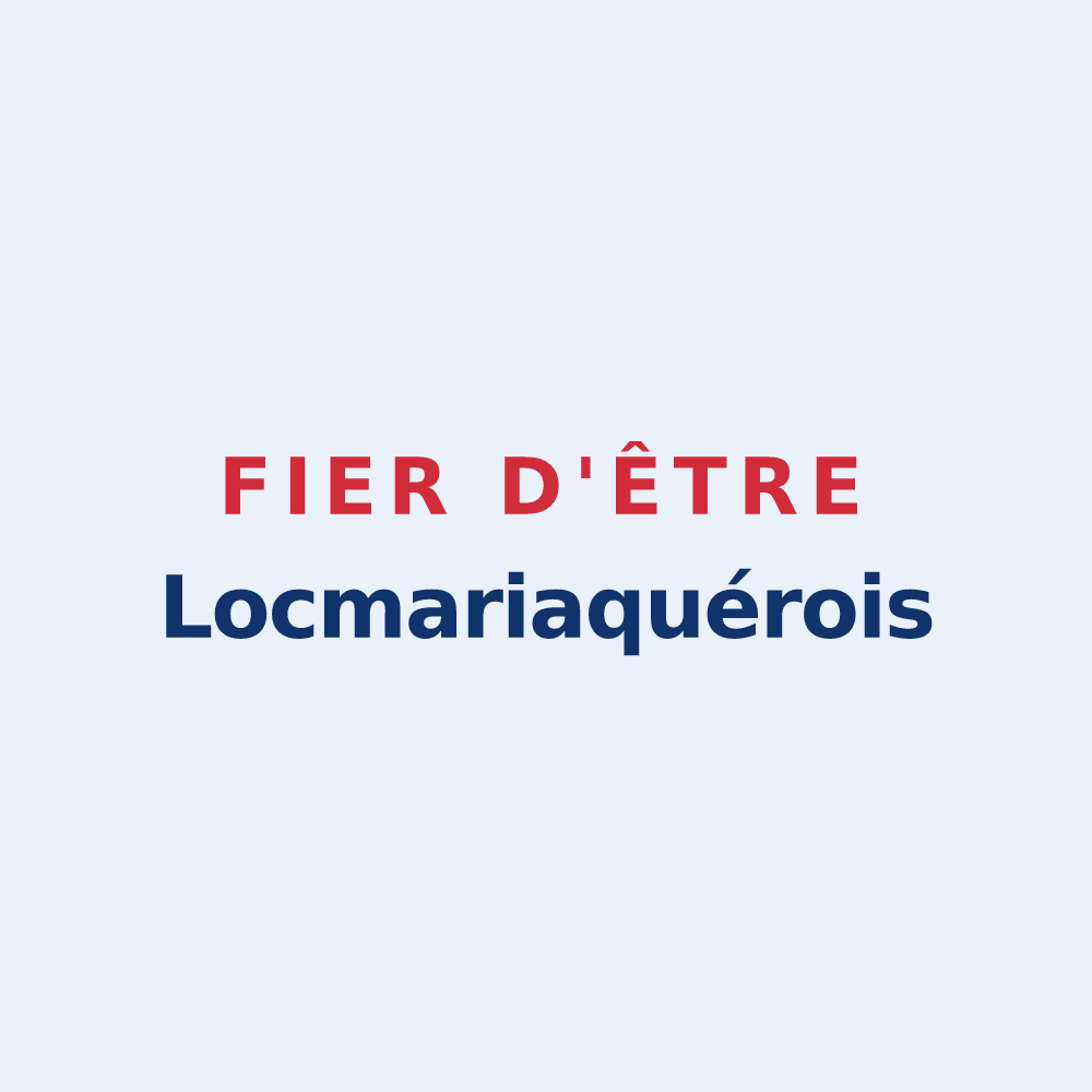 Sticker « Fier d'être Locmariaquérois » — design pour Locmariaquer