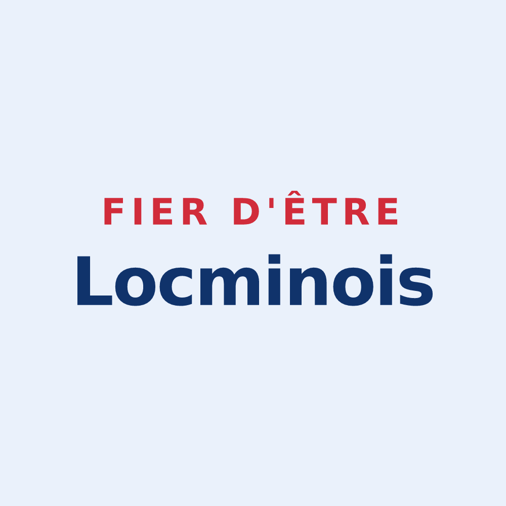 Sticker « Fier d'être Locminois » — design pour Locminé
