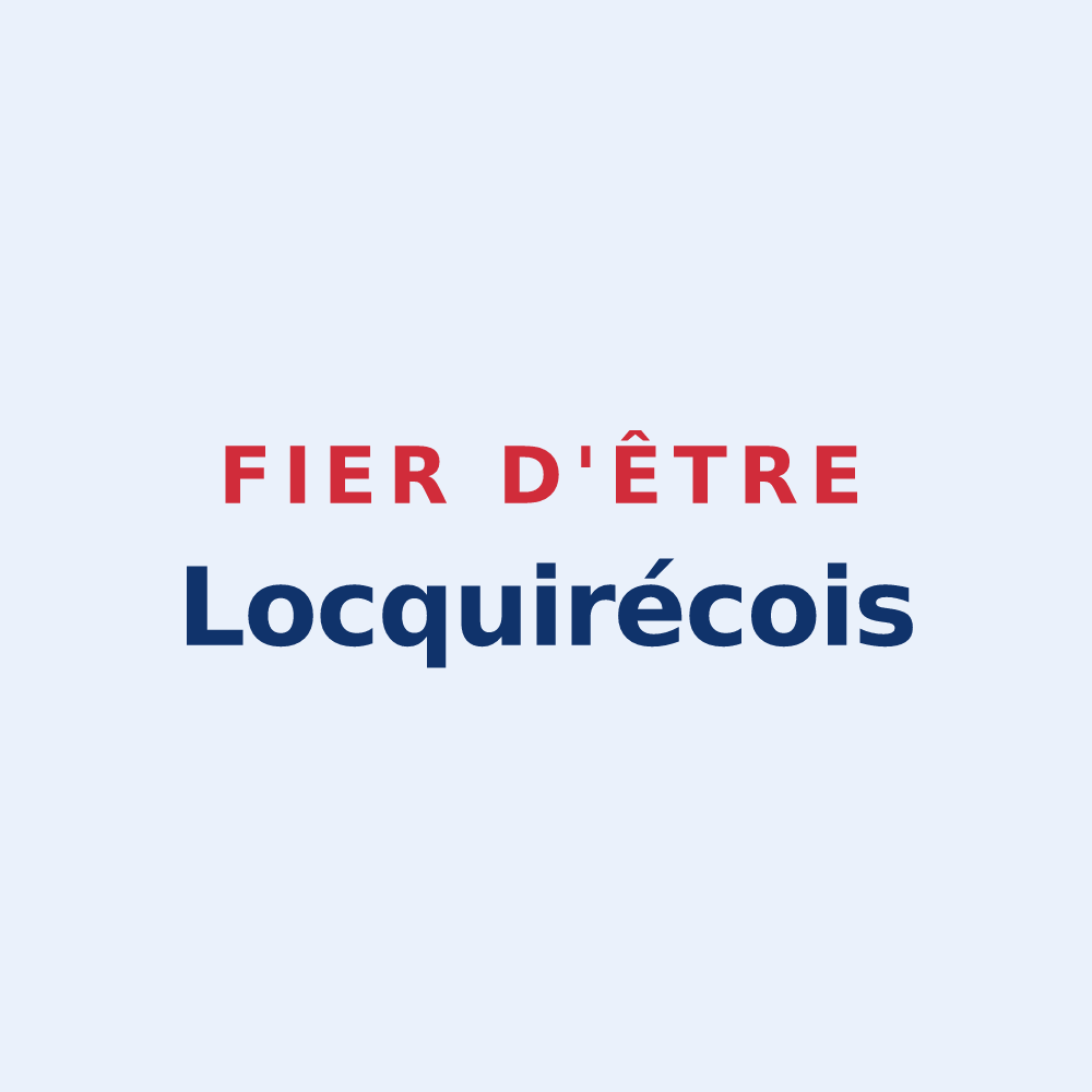 Sticker « Fier d'être Locquirécois » — design pour Locquirec