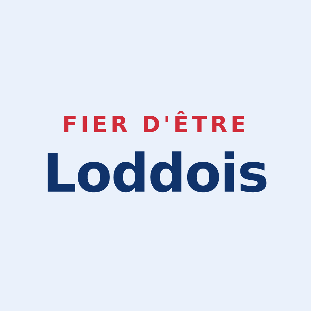 Sticker « Fier d'être Loddois » — design pour Loddes