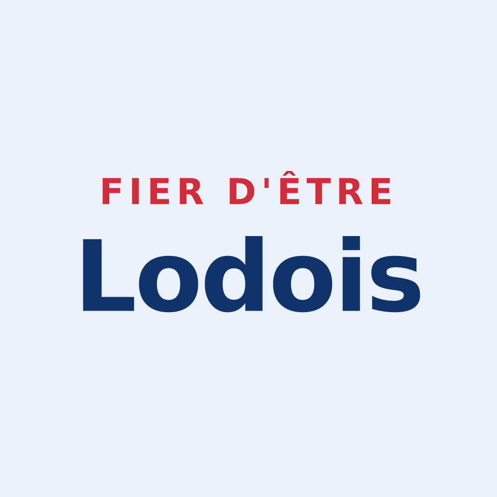 Sticker « Fier d'être Lodois » — design pour Lodes