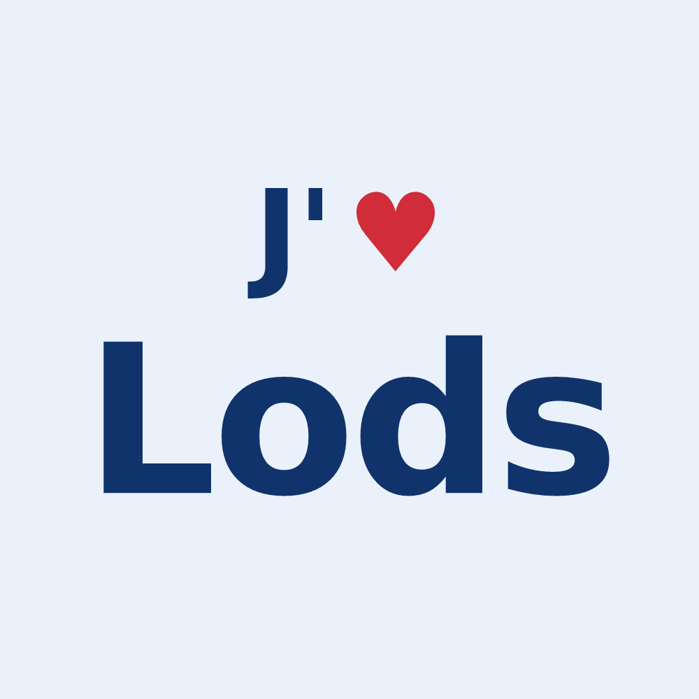 Sticker personnalisé Lods — design J'aime Lods