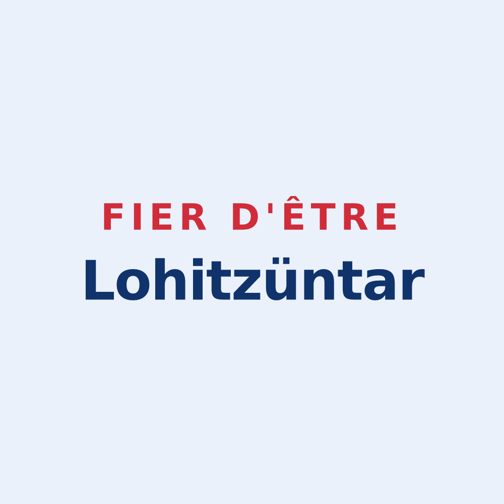 Sticker « Fier d'être Lohitzüntar » — design pour Lohitzun-Oyhercq