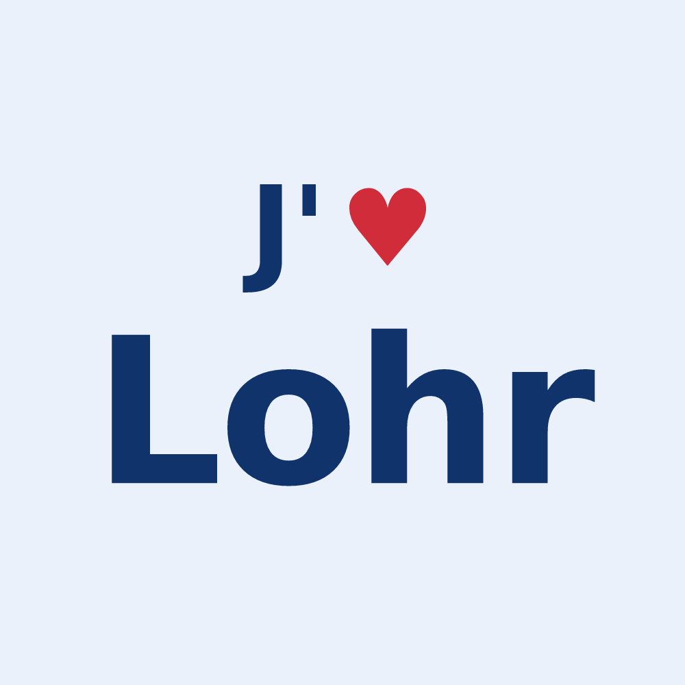 Sticker personnalisé Lohr — design J'aime Lohr