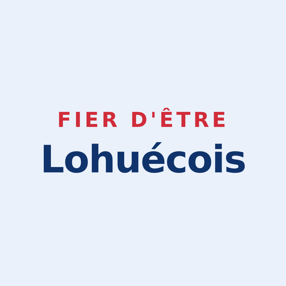 Sticker « Fier d'être Lohuécois » — design pour Lohuec