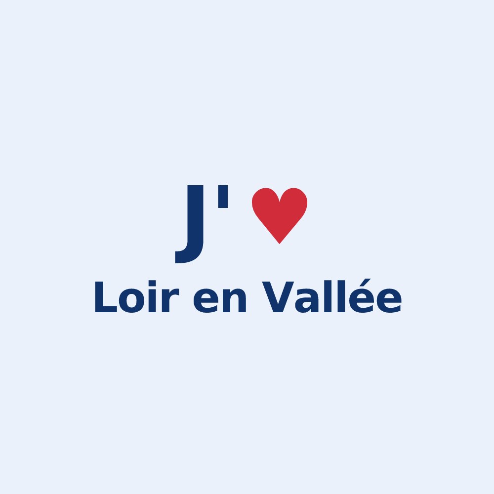 Sticker personnalisé Loir en Vallée — design J'aime Loir en Vallée