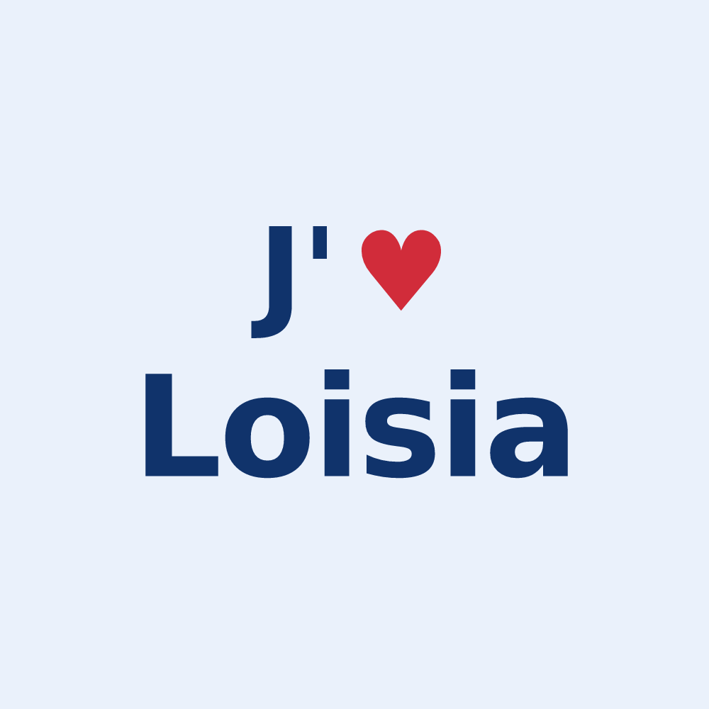 Sticker personnalisé Loisia — design J'aime Loisia